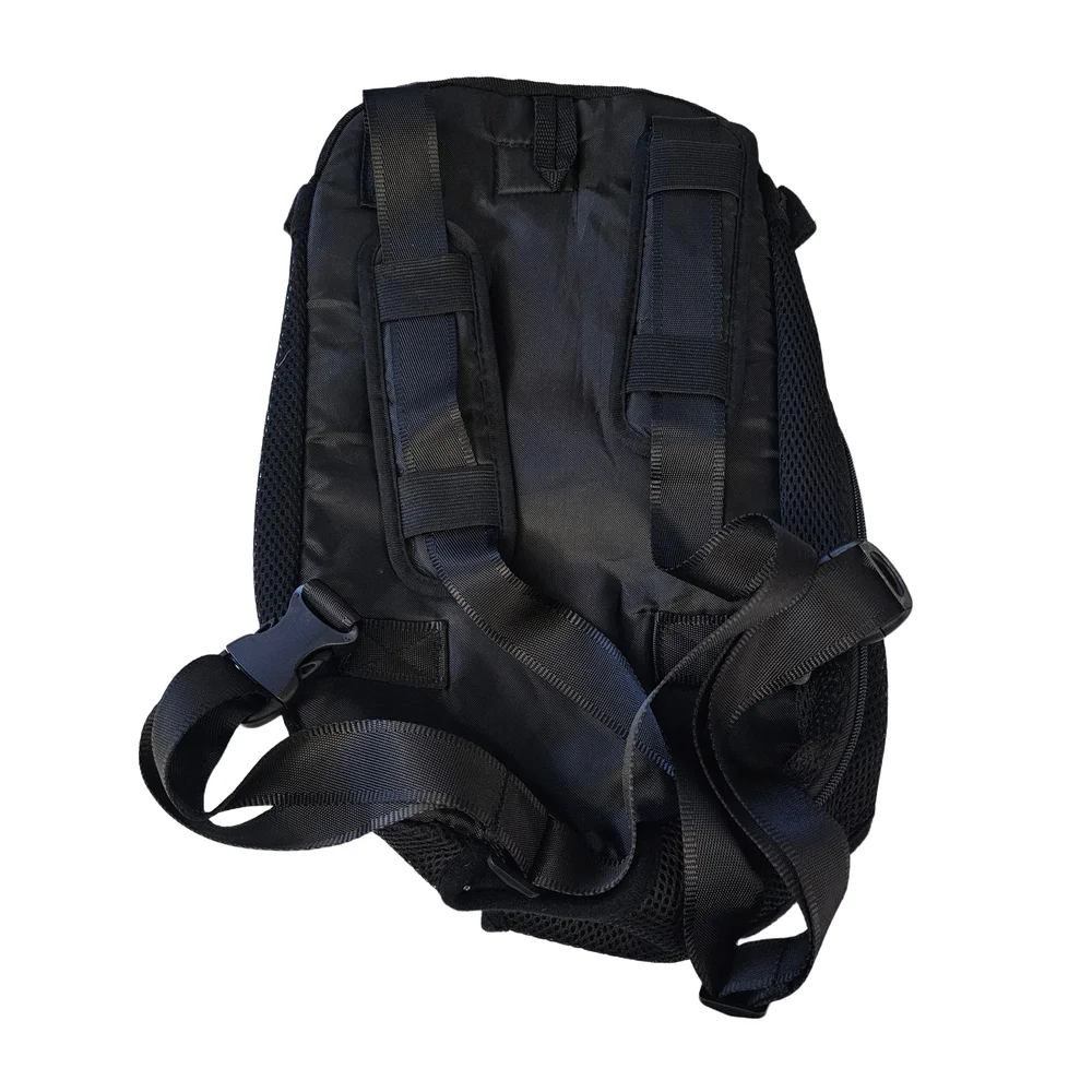 NWT Yapper Wrapper Front Pack Black Mesh Dog Cat Carrier - Picture 5 of 8